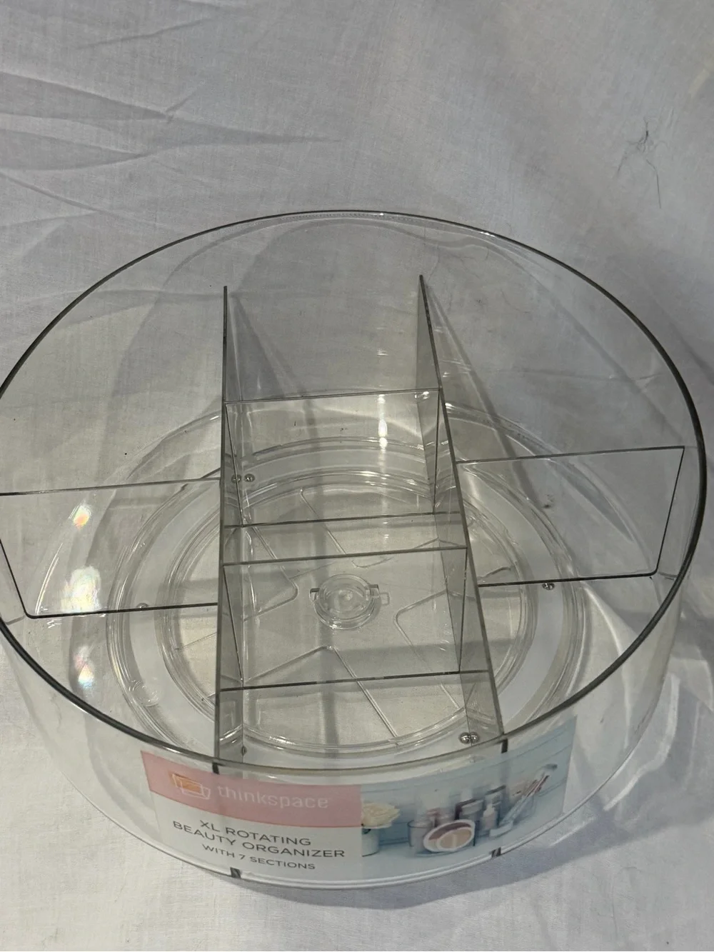 Clear XL Rotating Beauty Organizer - Clear